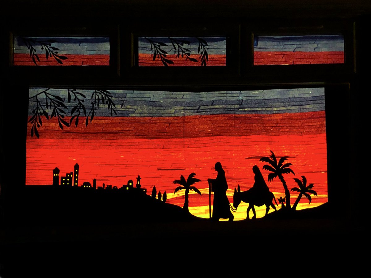 MburnChurch's tweet photo. Have you seen this from the bus on Glenmanor Avenue?  It's at the Wooden Houses.

Follow the trail and see all 13 windows tonight from 6-10pm begin at Moodiesburn Parish Church (last start time is 9pm). https://t.co/dZQkeZneqw
