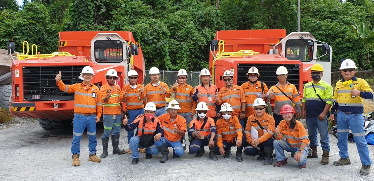 im_mining's tweet photo. The @Sandvik_Mining team in east #Indonesia have delivered a #loadandhaul fleet of four #TH545i trucks & a LH514 loader (#LHD) to replace ADTs at PT Nusa Halmahera Minerals’ (#PTNHM) #Gosowong #gold/#silver #underground mining complex, #Halmahera Island https://t.co/PDPxv8a5XN https://t.co/nCQV5JzK3S