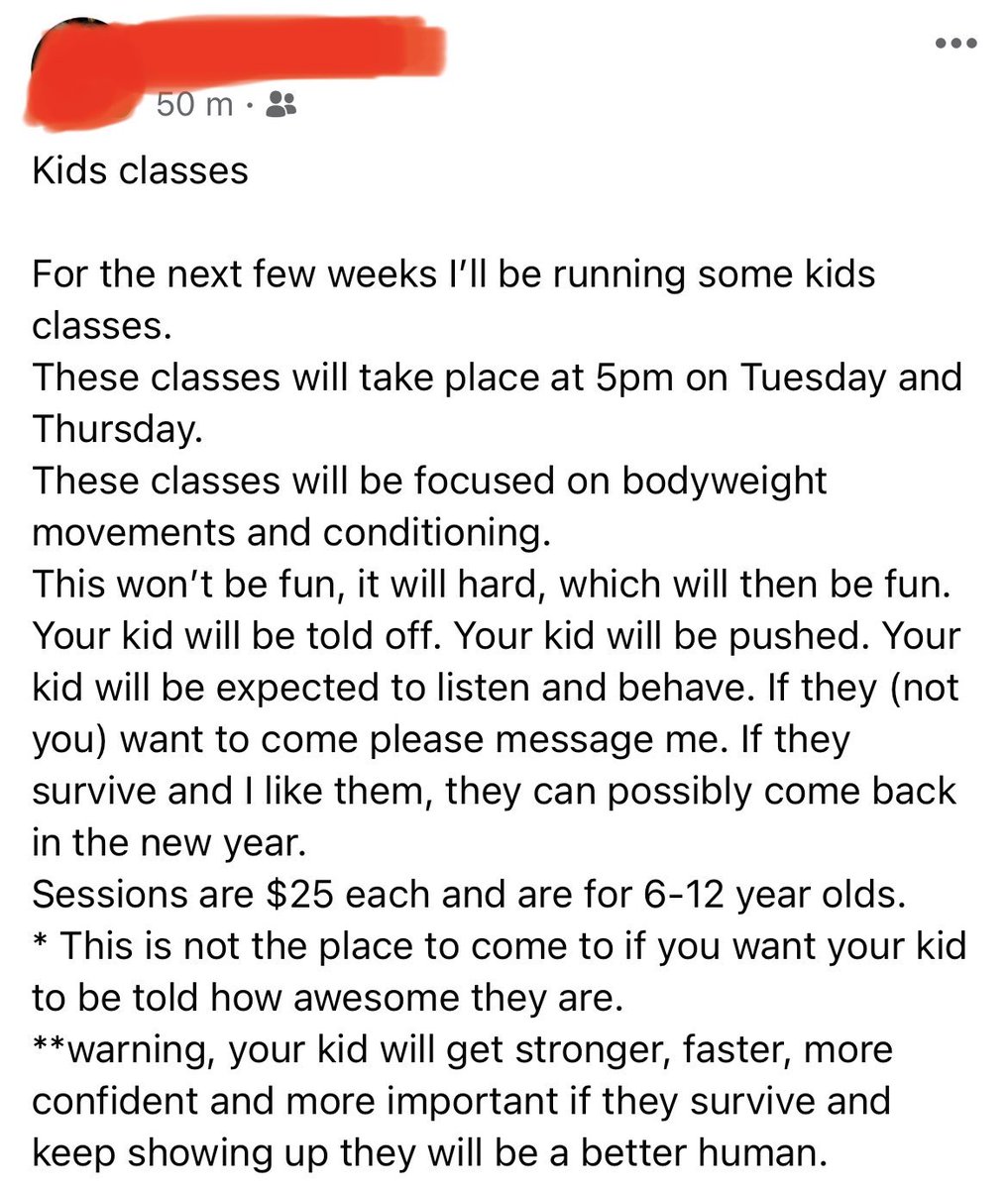 _StateOfFB's tweet photo. That’s a bit intense for a 6 year olds gym session https://t.co/EfB2oJpLMM