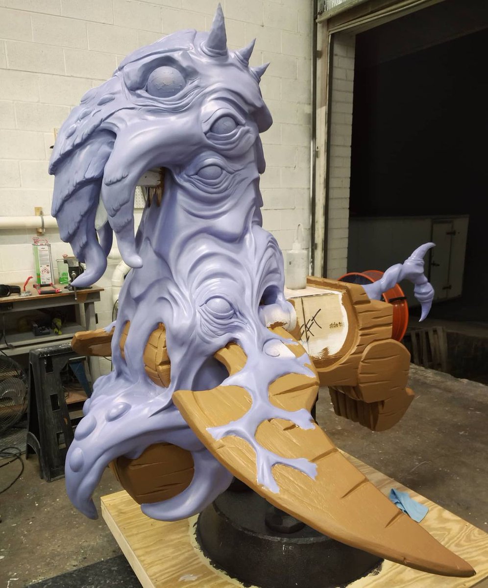 BentleyAdvanced's tweet photo. Sweet N'Zoth Carnival ride build from @volpinprops using Free Form AIR! This entire project was completed for @playhearthstone in 14 days!
#bentleyadvanced #smoothon #volpinprops #propmaking #fabrication #themedenvironment #moldmaking #casting #gamming #cardgame https://t.co/8ywDjWbhyc