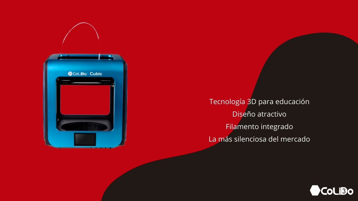 ¿Conoces nuestra #impresora3d Colido Cubic? No dudes en descubrirla. ¡Contacta con nosotros! #fabricacionaditiva #impresion3d #educacion