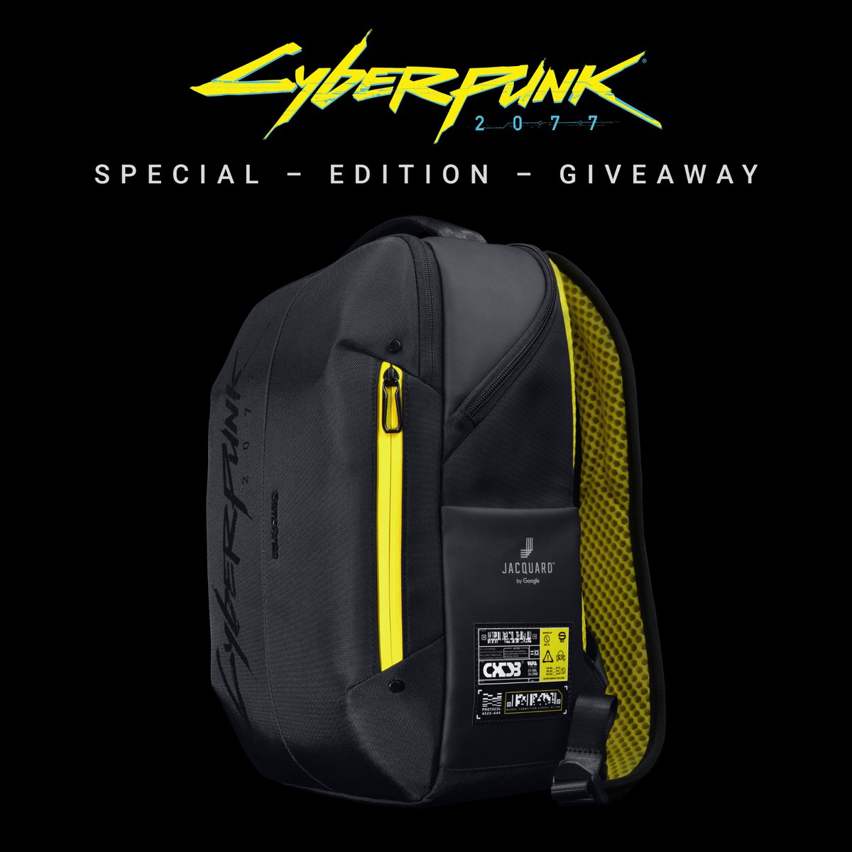 激レア　Samsonite×Google×cyberpunk2077バックパック サムソナイト公式インスタグラムの投稿をチェックして、@Googleatap の