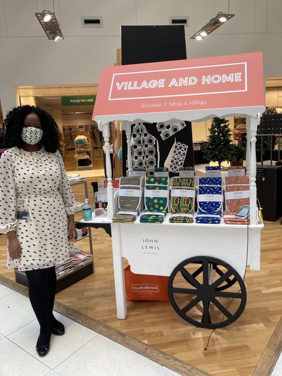 lenewood's tweet photo. Another exciting Pop up ⁦@jlandpartners⁩ #Kingston. African and Caribbean inspired oven gloves &amp; tea towels ⁦@VillageandHome⁩ #Plantain #Pepper #Okra #Colourful #PerfectGift https://t.co/9E6hxmn28D
