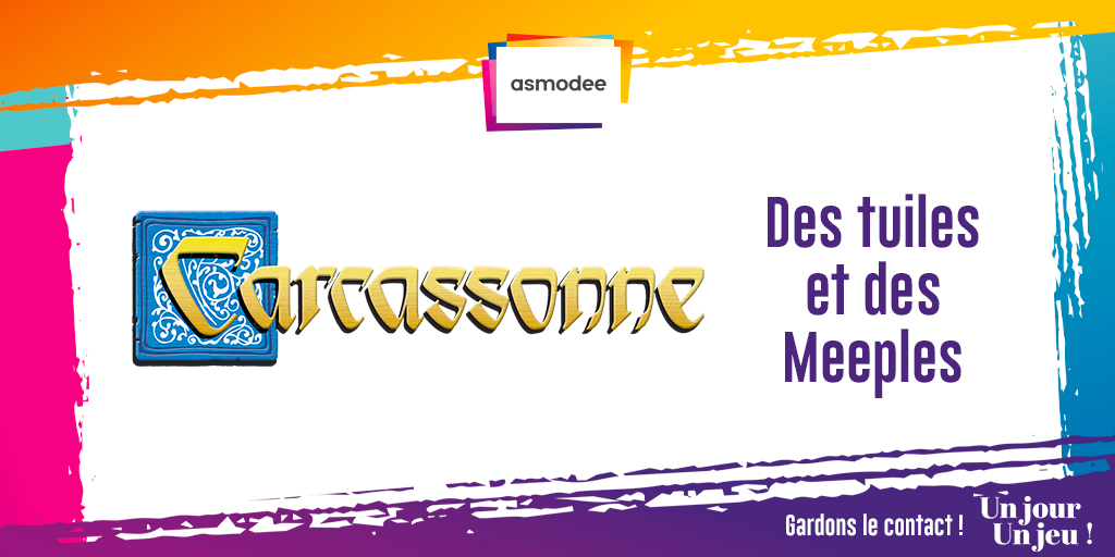 asmodee_fr's tweet photo. 🏰 #CONCOURS 😀

Tentez de gagner #Carcassonne le grand classique du jeu de société moderne !

Pour participer :

✅ Follow @Asmodee_fr
 + RT ce tweet
✅ Tag ton partenaire de jeu
💡 Jouez aussi sur FB+Insta

TAS 15/12 à 14h #j2s https://t.co/JixWLFow8k
