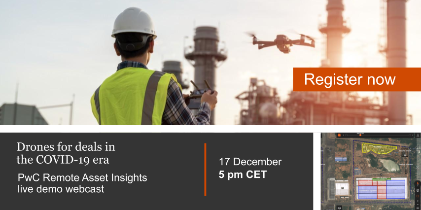 How can businesses explore new deals and assets, and still prioritise physical safety? 

Register for a live demo on how our drone-based solution has reimagined site visits: contents.pwc.com/pwc_cee-remote… #DronesforDeals