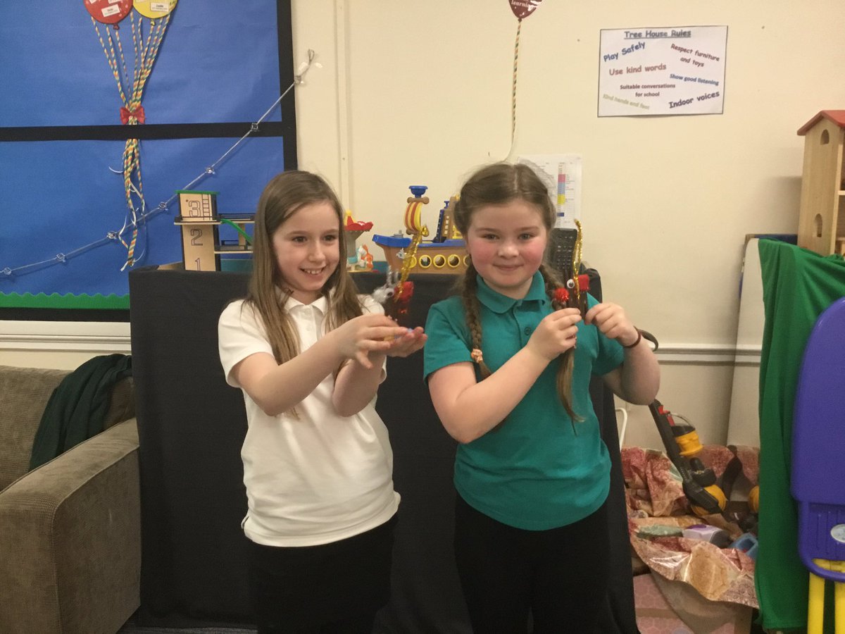 BalgreenPrimary's tweet photo. Some of #BalgreenTreehouse highlights from last week. Each nurture group made wooden peg reindeerโs to take home to hang in their house. We had lots of fun. Here are some of our groups showing you their fantastic work. More fun to come this week. https://t.co/FrfJWdN8qZ