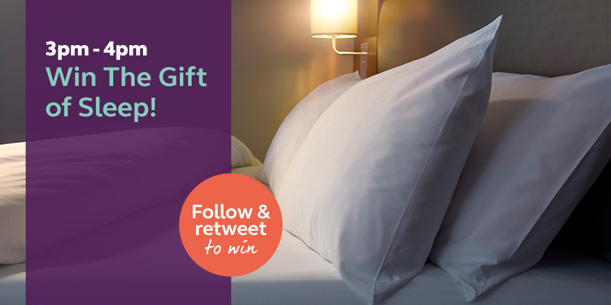 premierinn's tweet photo. To be in with a chance of winning an exclusive Premier Inn pillow and duvet set, simply FOLLOW Premier Inn and RETWEET our hourly tweets. T&amp;Cs here: https://t.co/BY6OPBJRYm #giftofsleep ✨🌛 https://t.co/UT6vRunnDu