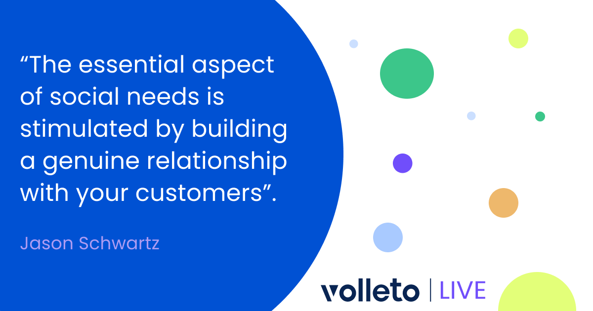 Volleto's tweet photo. In-person sales tip #019: “Relationships“ by Jason Schwartz

#retailtech #customerexperience #salesstrategy #ecommerce #retailinnovation https://t.co/z6STvZZQh5