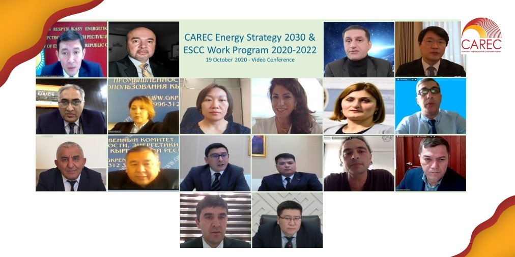 CARECEnergy's tweet photo. CAREC Senior Officials and Development Partners officially adopted a 2-year work plan to start implementing the CAREC Energy Strategy 2030.

Read more about the meeting: https://t.co/F57Cm16GMz

#CARECEnergy #CommonBorders #CommonSolutions #CommonEnergyFuture https://t.co/wLnRvI2IF0