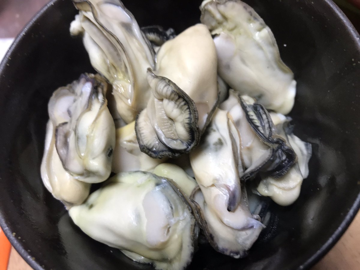 ユウキ 今年は牡蠣が凶作 小さかったり中身無かったり台風が来てない影響かなー 残念だったね ユウキ 今年は牡蠣が凶作 小さかったり中身無かったり台風が来てない影響かなー 残念だったね
