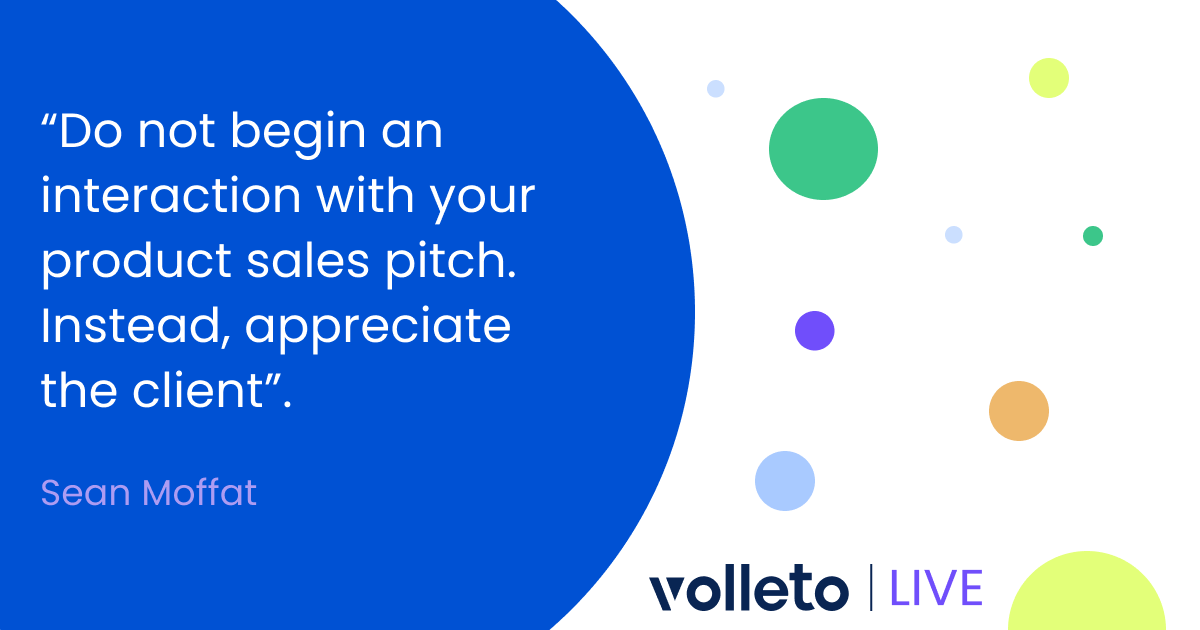 Volleto's tweet photo. In-person sales tip #020: “Appreciation“ by Sean Moffat

#retailtech #customerexperience #salesstrategy #ecommerce #retailinnovation https://t.co/IhZ6VTF0ur