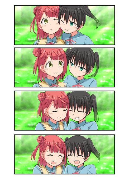 ゆうぽむにルミナスリスリさせてみた
#虹ヶ咲  
#lovelive 