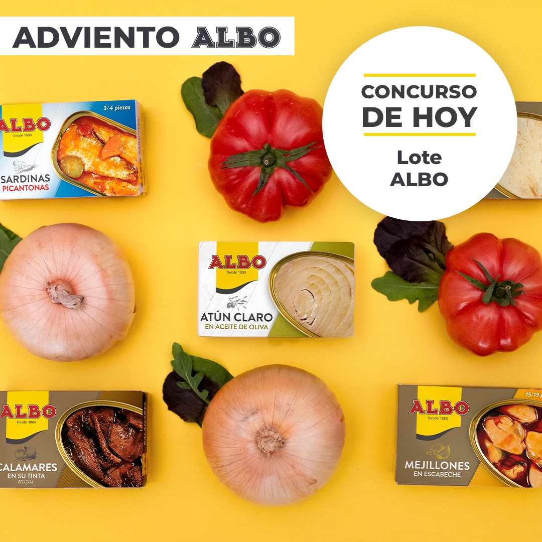 ¡SEMANA DE ADVIENTO! 

Empezamos nuestra semana de adviento con el primero de los premios, ¿quieres disfrutar de un lote ALBO solo para ti? 😋

Prueba suerte completando tus datos en el enlace! 🍀
👉 pr.easypromosapp.com/p/908836 

#AdvientoALBO