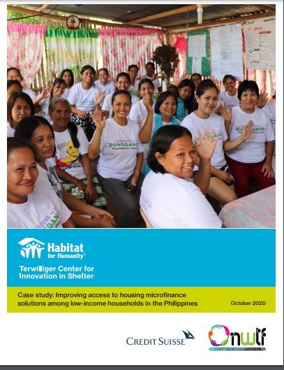 My home is now safe from rain and typhoon, says Berliza. With support of Credit Suisse APAC, Habitat's <a href="/TerwilligerCtr/">Terwilliger Center for Innovation in Shelter</a> led the design of housing loan products for low-income families in Philippines, helping them achieve sense of pride and self-reliance, bit.ly/3760f5d
