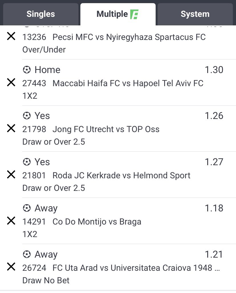 CertifiedOdds's tweet photo. 10 Odds 

Sportybet Booking - BC33MPCJ

Don’t have an Account yet?
Register here: https://t.co/tytb3c4JgL https://t.co/t2u0K2zg9R