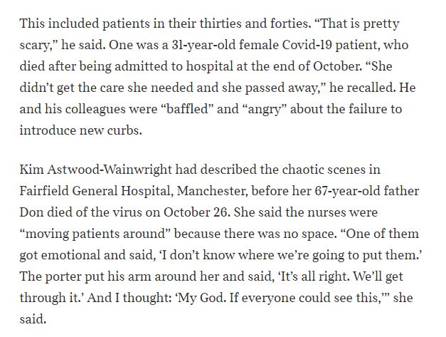 4/ In some regions the NHS was actually overrun.