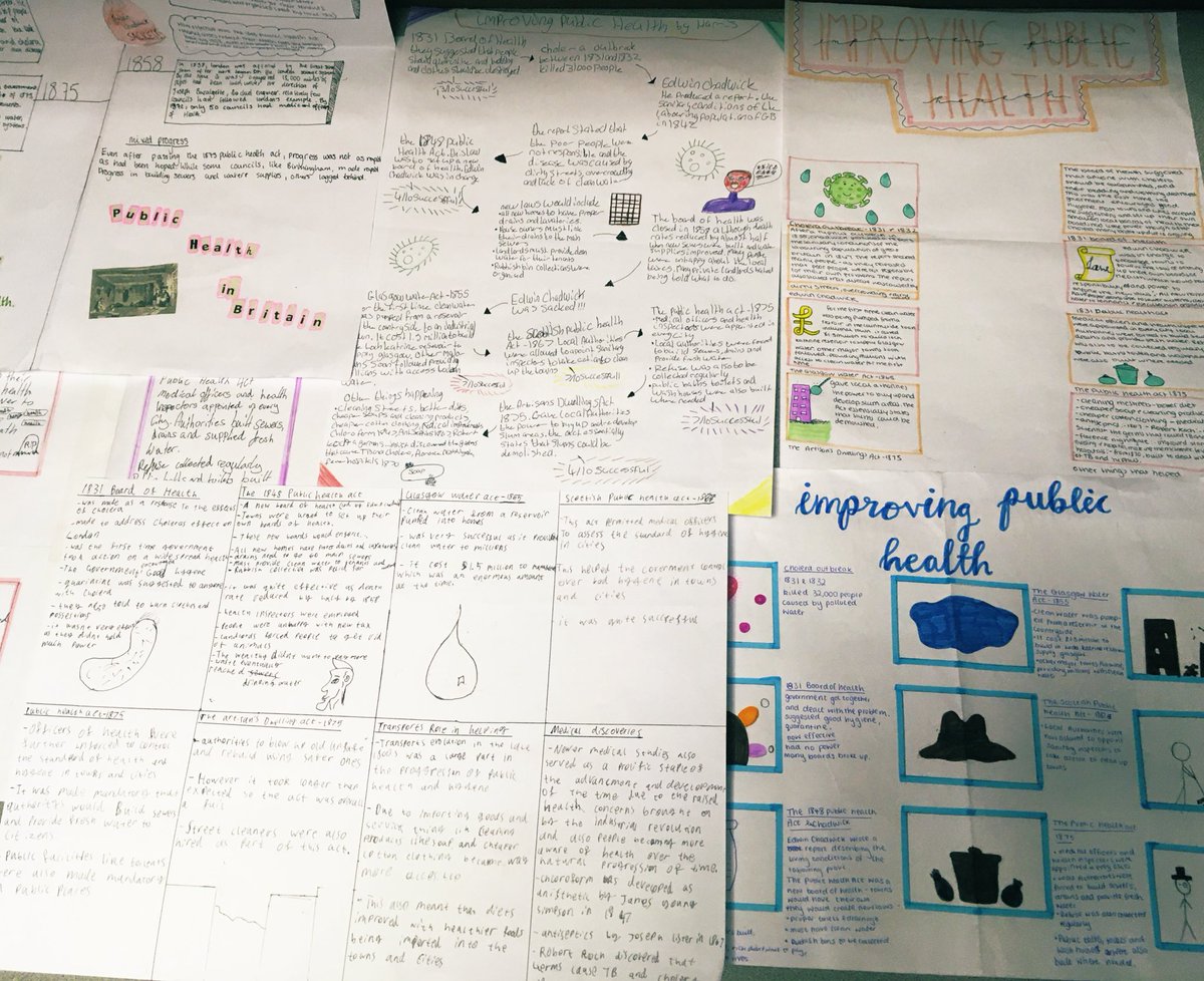 BanchoryHistory's tweet photo. National 5s in Ms Thomas’ class have created some excellent timelines about improving public health in 19th century Britain 👏🦠🚽🛁🤒🏥 #historyteacher #ChangingBritain https://t.co/OxFtm0fl6O