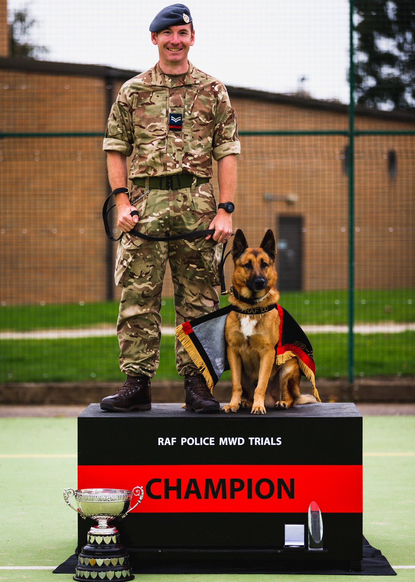 2020 Highlight.
Drumroll please ..... For the second year running the winner of the 2020 RAF Police Military Working Dog Trials is Cpl Chris McLean and Military Working Dog Saiid from RAF Akrotiri. Congratulations.

#NextGenRAF #NextGenFP #securingNGAF #2020lookback