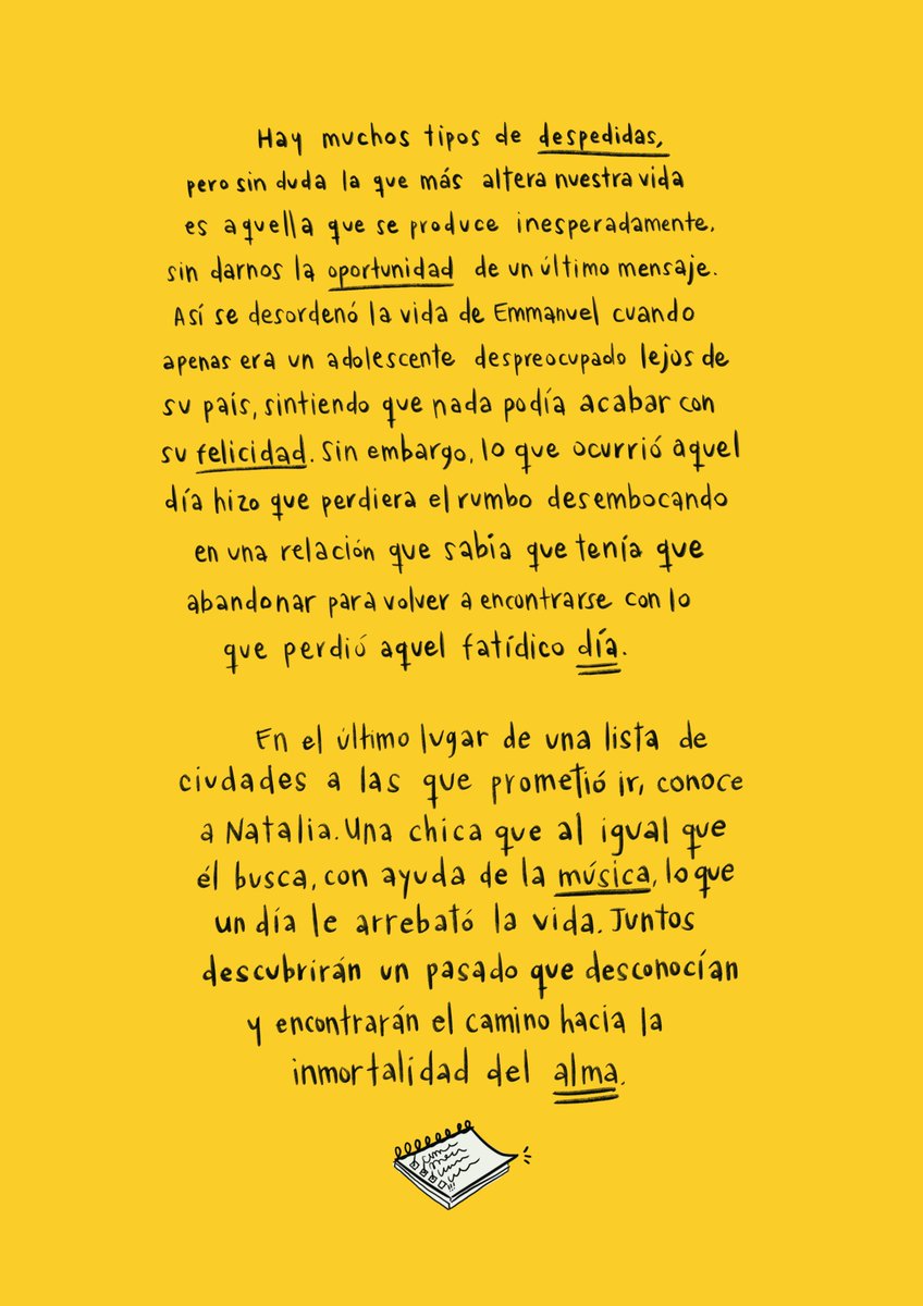 Millasarrias's tweet photo. El jueves pasado puse a la venta en @AmazonNewsES mi primera novela "Te lo diré mil veces". Una obra sobre despedidas, amor y búsqueda de uno mismo.

https://t.co/sDbE1Wdz1P

Disfrútenla.

P.D. Se agradece millones la difusión. https://t.co/3pE0PzCLWj