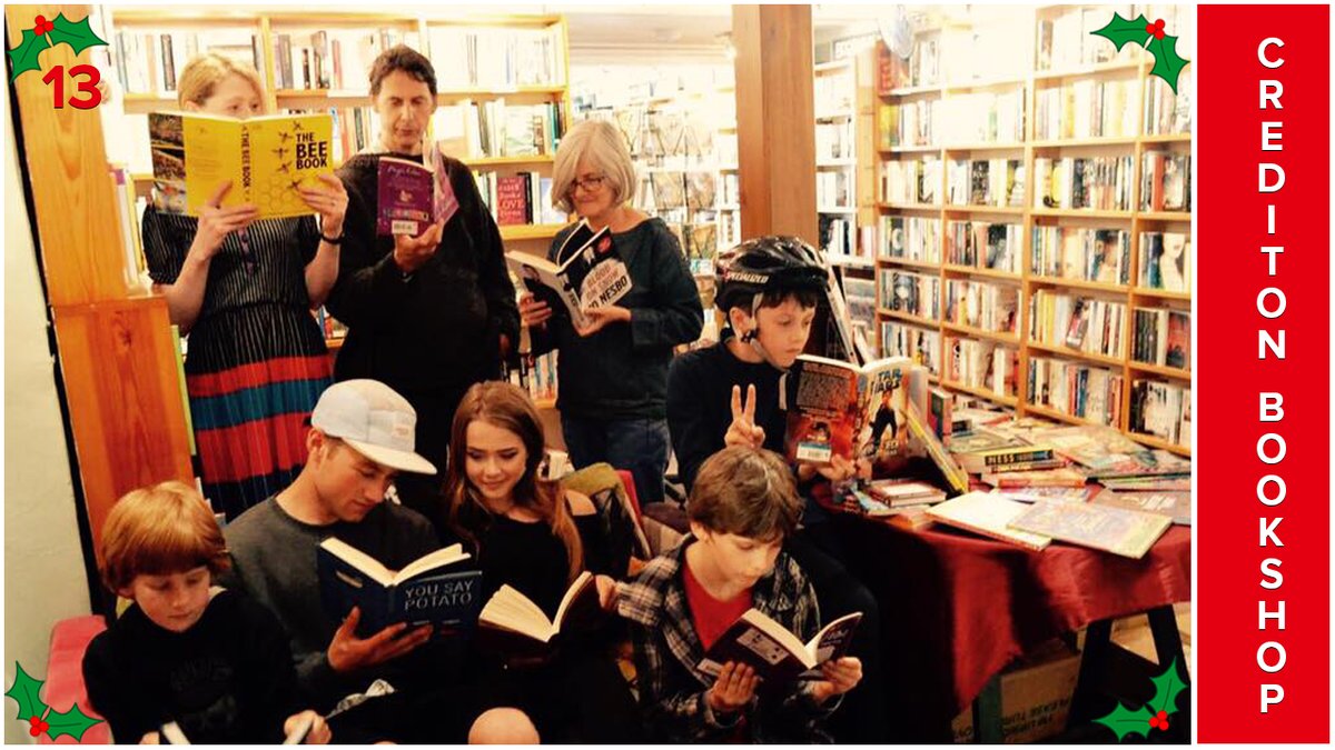 Based in Devon,  @Credbooks is an award-winning community bookshop. Through their wide variety of books, they work to foster community pride and opportunities through reading and literacy.Follow them to find out more.