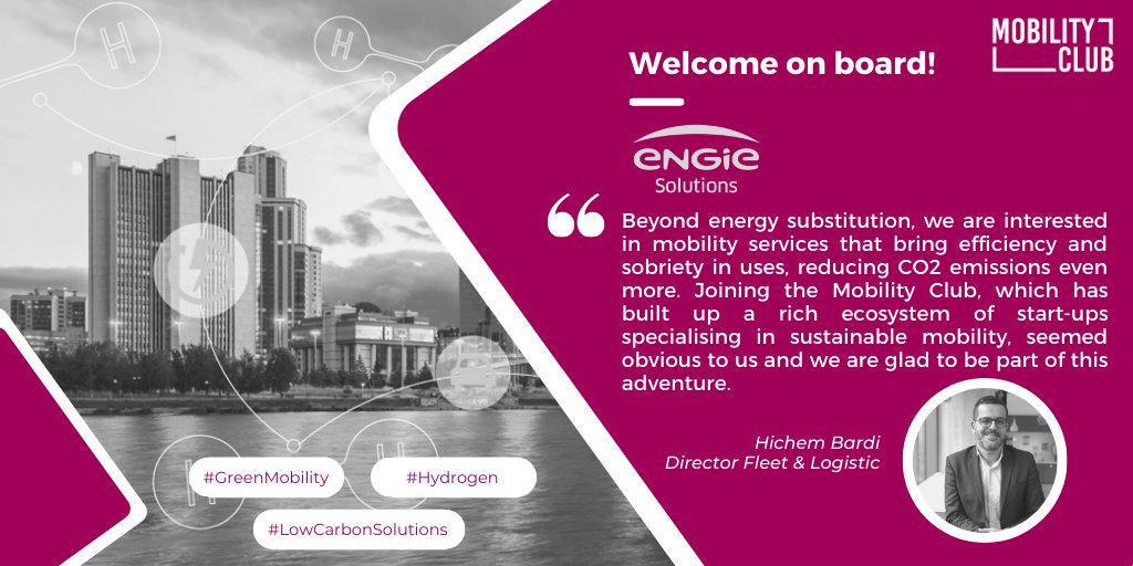 via__id's tweet photo. Welcome to our new #MobilityClub's member: @ENGIEgroup, the French energy industrial group! Thanks to all the team for your trust!
#LowCarbonSolution #GreenMobility #HydrogenNow
Interested in the #MobilityClub? Learn more just here: https://t.co/81kNjxWYtA https://t.co/0U5uU1qWPp
