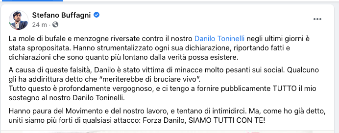 soniabetz1's tweet photo. Forza @DaniloToninelli , SIAMO TUTTI CON TE! https://t.co/aFH9OsGfGy