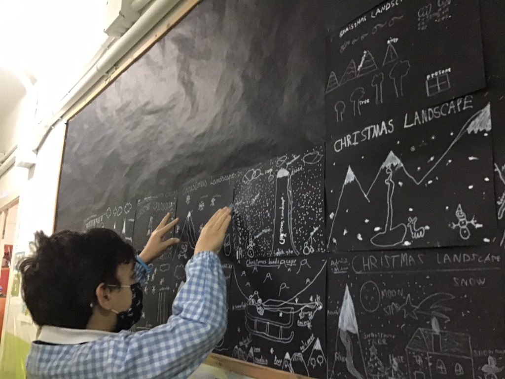 mercedaries's tweet photo. Drawing a Christmas Landscape in AICLE’s class.
Dibuixem un paissatge de Nadal per acabar el projecte dels paisatges d’AICLE.
#fsf3pri #fsf3prim #aicle #landscape #christmas https://t.co/A2lf9JY0Dj
