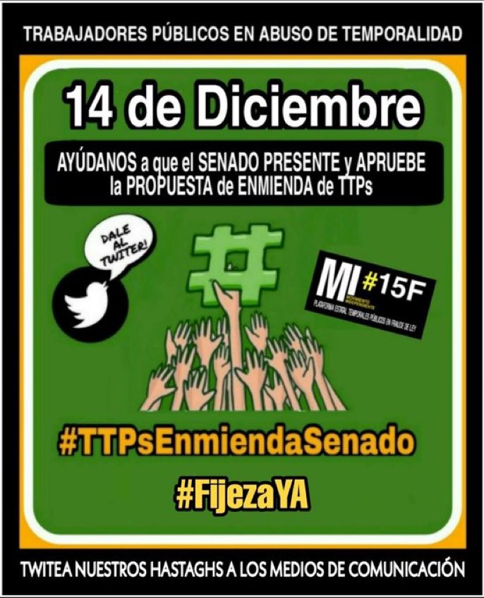 #Fijezaya #TTPsEnmiendaSenado
@JoseAnselm 
@EFEnoticias 
@esRadio 
@A3Noticias 
@20m