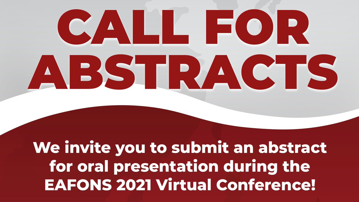 UPCN_iscn2023's tweet photo. Share your work and submit an abstract for #EAFONS21PH! Log on to https://t.co/HxlRwiYrti for the submission details and peer review process. Abstract submission is only open until Jan 31, 2021. Tag your nursing colleagues &amp; students and share this post NOW! https://t.co/ZwTYvO3bop