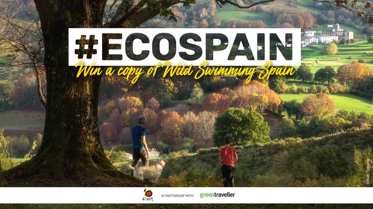 spain's tweet photo. COMPETITION 👇
We’re giving away a copy of Wild Swimming Spain in collaboration with @greentraveller!
Simply share your photos of eco adventures or green spaces in #Spain and use the hashtag #EcoSpain to enter.
Full T&Cs here 👉 https://t.co/hgqqlYRdvl
@VisitNavarra https://t.co/9xjldg2i7d