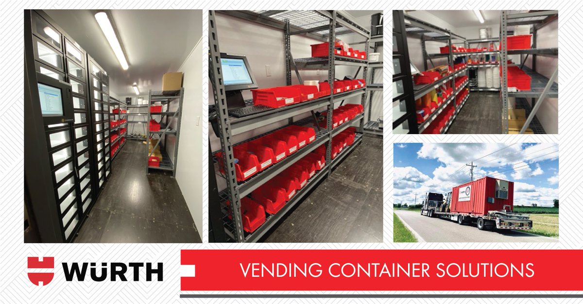 This is the inside of a Würth Vending Container!

Our Vending Container Solutions brings our world-class inventory management systems to a nearly endless list of environments. 

Want to learn more? Contact us here: hubs.ly/H0Bz7Tq0