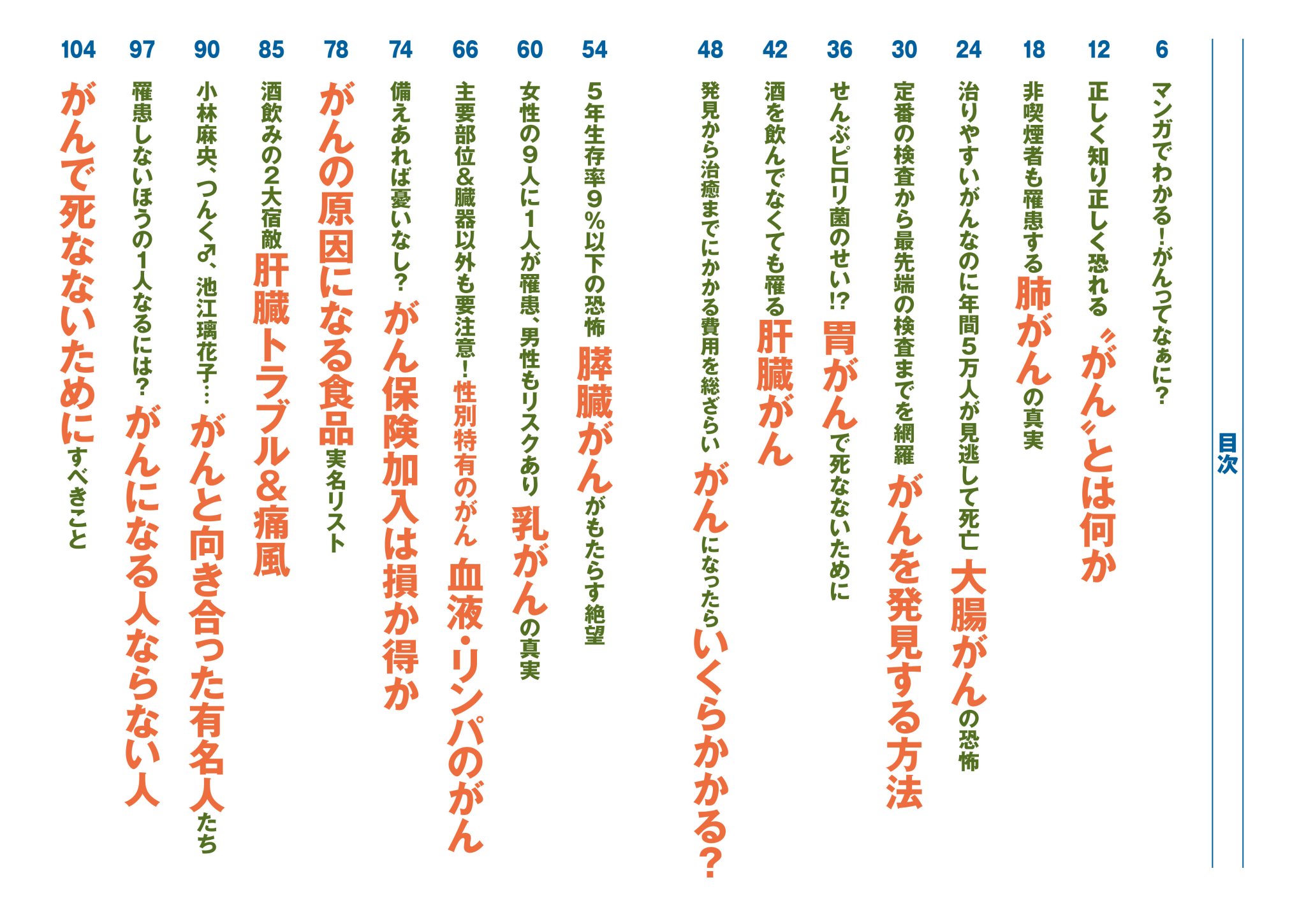 実話bunkaタブー編集部 On Twitter 現在発売中 おとなの実話bunkaタブー の表紙と目次です オールカラーで各がん の対処法や最新情報を掲載 その他 がん保険に入るべきか がんになったらいくらかかる など がんにまつわるあらゆる疑問を解消する特集号です