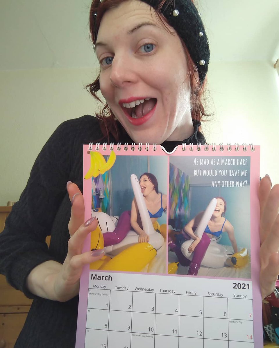 KQuinzell's tweet photo. Kitty Quinzell calendars! Get yours in time for new year! (pending on postal service, xmas if you're in UK!)
❤️Now just £10 & p&p - Leave a comment or message me to buy❤️
#didmodel #ChristmasIsComing #modelcalendar #fetishcalendar #fetishmodel #kittyquinzell #funandsexy https://t.co/FzWNpeXaqW
