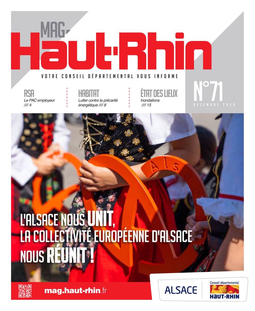 [#MAGAZINE✒️] Depuis 30 ans, le #HautRhin Mag' partage avec vous les actions et moments forts du territoire. Merci à vous, fidèles lecteurs ! Nous vous retrouverons en 2021, avec le magazine de la #CeA : '#ToutelAlsace' ! ➡ Version en ligne sur 👉 mag.haut-rhin.fr