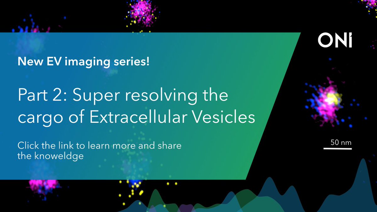 oniHQ's tweet photo. Happy Monday βοΈPart 2 of our EV imaging series is live βBe sure to check it out along with our new application note discussing imaging EV cargo using #SuperResolutionMicroscopy π¬ https://t.co/Y6uFw9RYTx #EVresearch #EVcharacterization #nanoimager https://t.co/TcCIIFIfnY