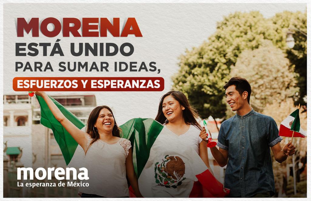 Somos un movimiento donde confluyen diversas voces unidas por una misma causa: consolidar la #CuartaTransformación y hacer de México un país de justicia y bienestar. #UnidadyMovilización