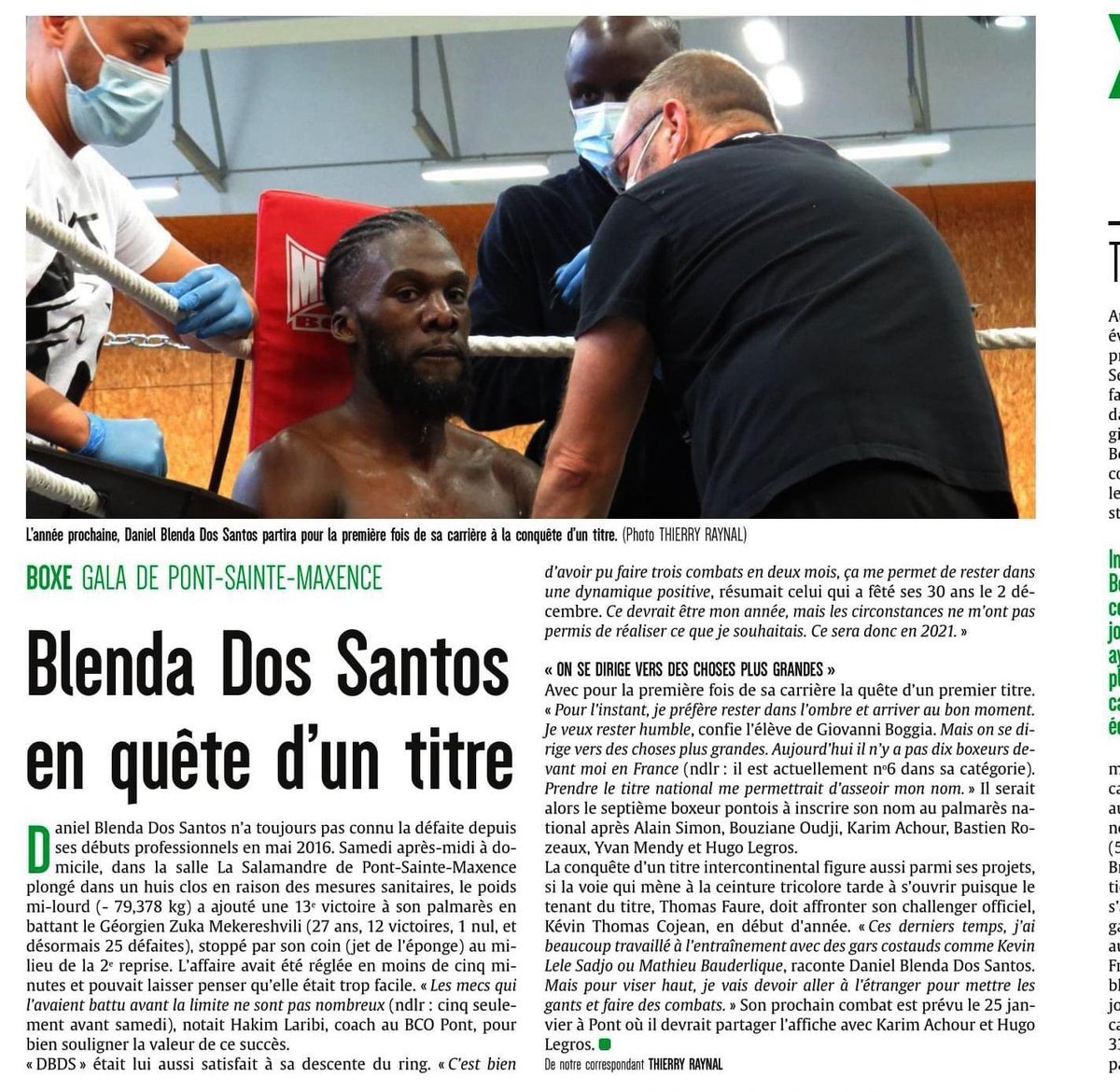 BCOPSM's tweet photo. RDV EN 2021 pour les combats à titre ! 🇫🇷 #danblendadossantos #pantera #bcop #oise #boxepro https://t.co/Whkr9YFyQT