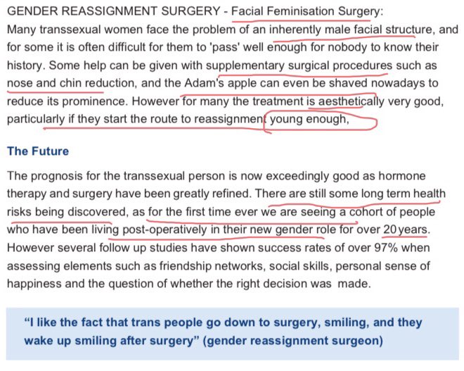 Admission of the emerging knowledge about health impacts. But never mind it gives great job satisfaction to the surgeons with a messiah complex. Come in and see me  make me smile....