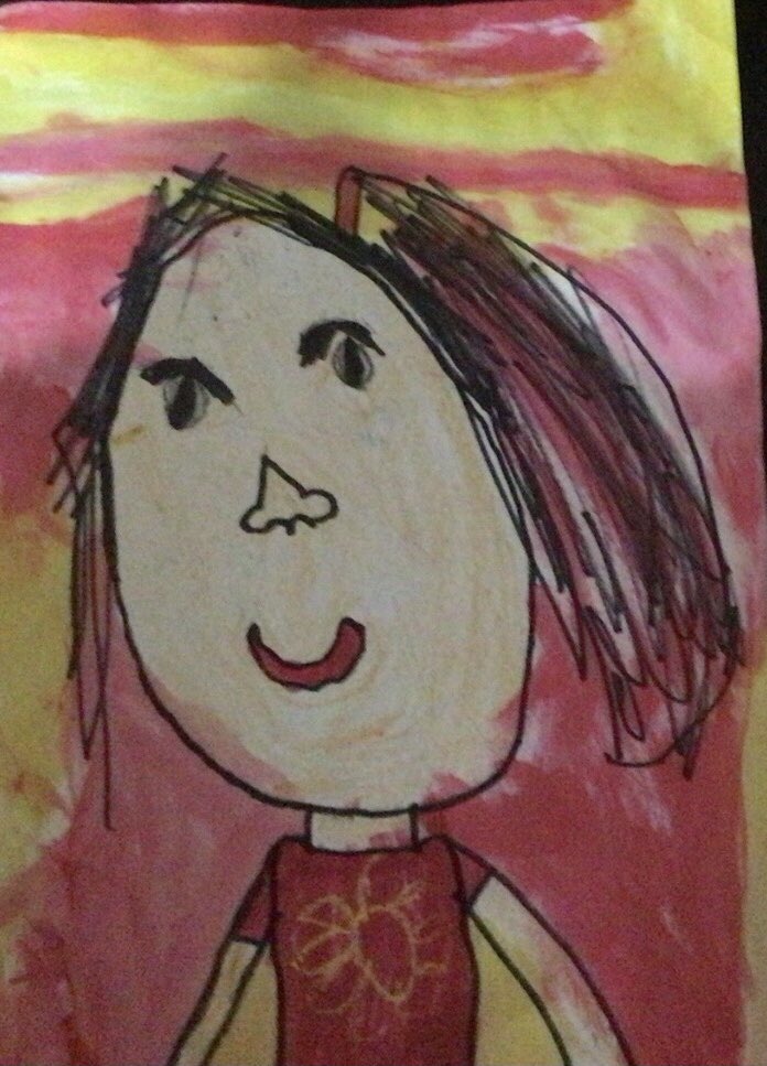 wcbartroom's tweet photo. Some super sweet self portraits from @Mrs_Lasky’s class to start off your week! @EWRSDArts @EWRSDK12 @wcb_principal https://t.co/R9vlgq4G3H