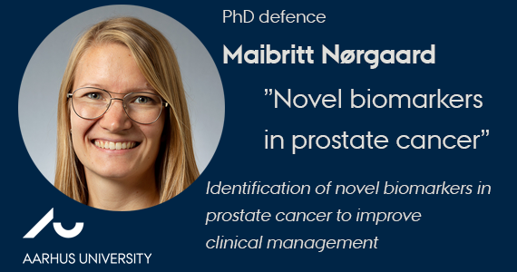moma_dk's tweet photo. Maibritt Nørgaard @MaibrittNor will defend her PhD dissertation at December,16th at 13:00 online via Zoom.
Maibritt identified novel #biomarkers in #prostatecancer, which could improve clinical patient management.
Abstract here👉https://t.co/WhDbPY15ib
@AUHdk @AarhusUni https://t.co/OSqvqW5auN