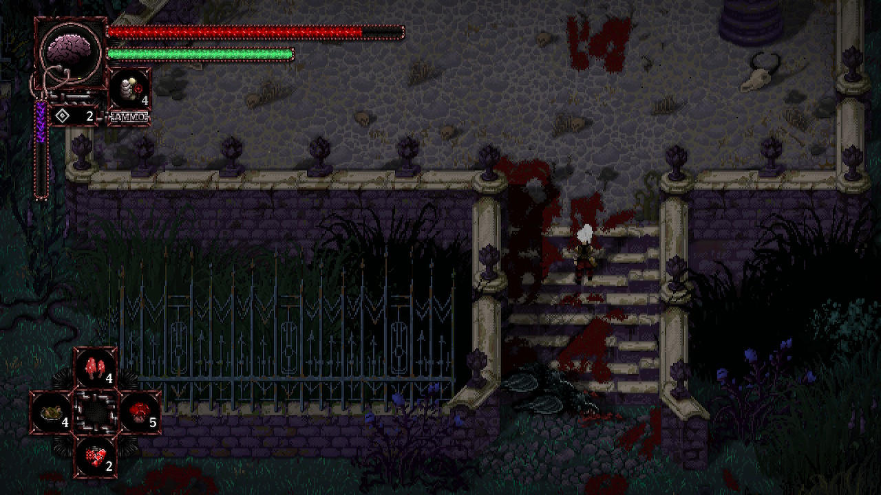 もへもへ Morbid The Seven Acolytesってゲームやってる ありそうでなかった ソウル系なんだけど トップビューの見降ろし視点 なアクションrpg とても健全にグロいドット絵 ただソウル系は高難易度が多いがデスペナルティがないから難易度高くない