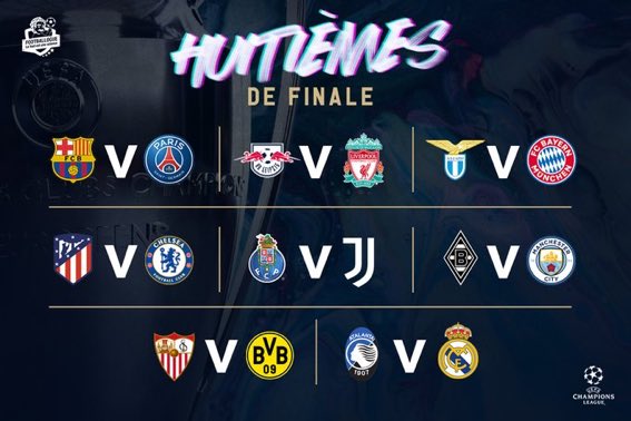 LightPronos's tweet photo. Le tirage au sort des 1/8eme de LDC : 

Alors où seront les surprises ? Quelles équipes iront en quart ?

#ParionsSport #TeamParieur #LDCDraw https://t.co/RGyPm8fO93