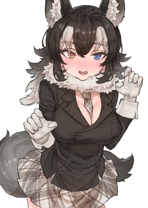 今のところ乳デカ肉食動物系フレンズしか描いてません
そうです "性癖"です 