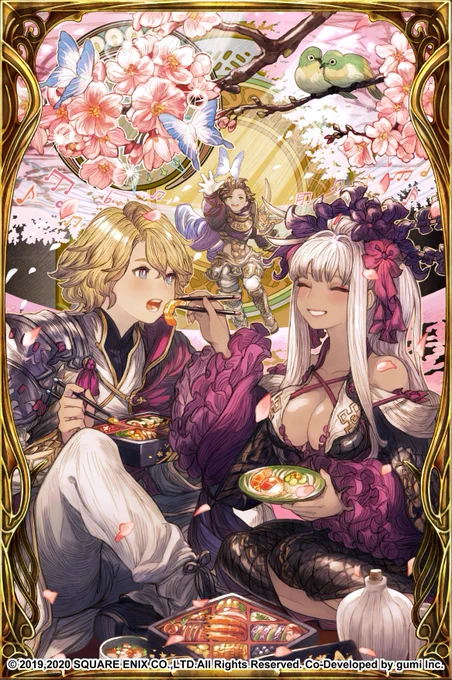 スクウェア・エニックス様の「WAR OF THE VISIONS FFBE幻影戦争」にて、ビジョンカードイラスト「徒桜の宴」「穏やかな時間」描かせて頂いてます。ゲーム内ではブラッシュアップされております、よろしくお願いいたします!(まとめて許可を頂いたので少しずつ載せていきます

#幻影戦争 #FFBE幻影戦争 