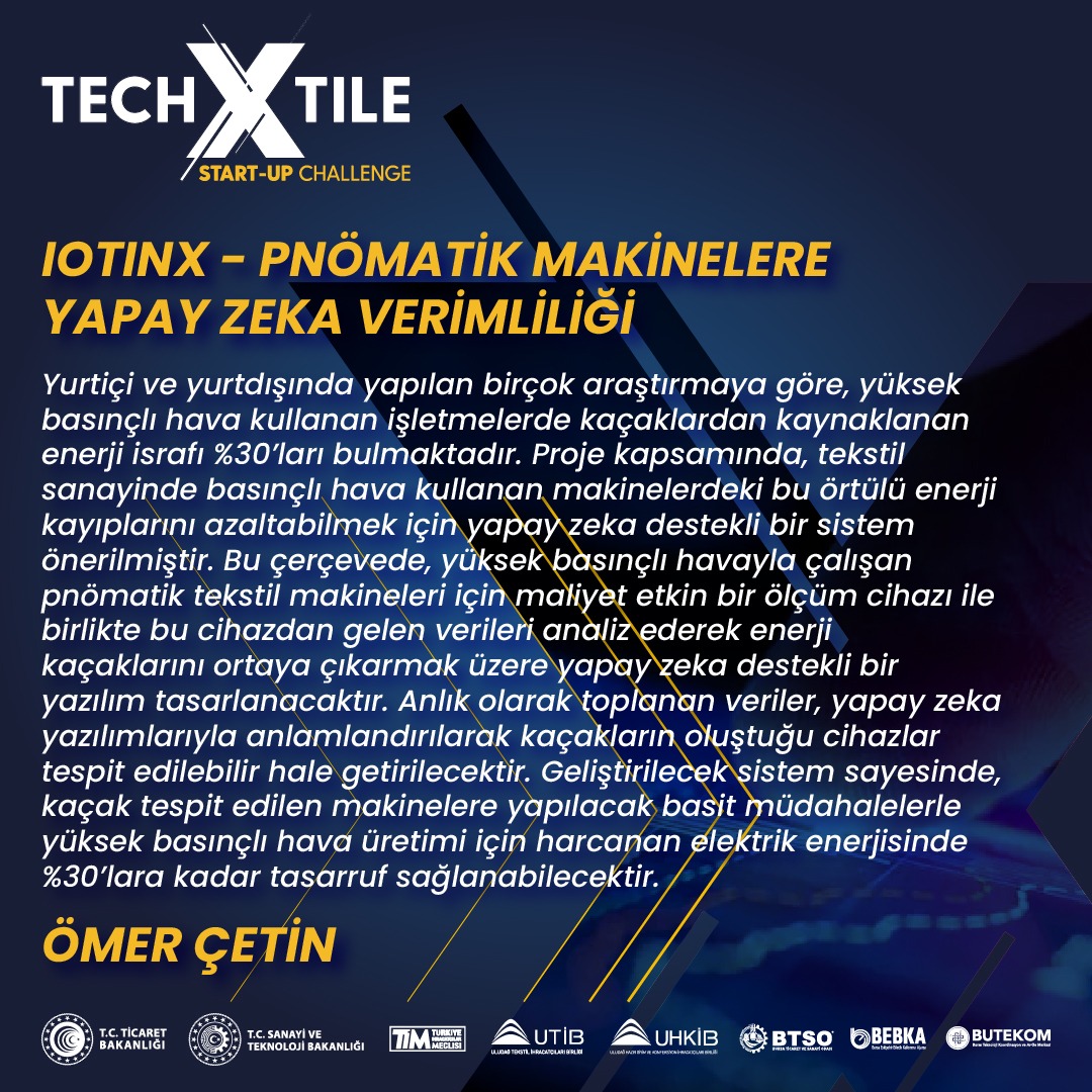 techxtile_'s tweet photo. Ödül Töreni’ne 3 gün kalmışken finalde yarışacak yenilikçi fikirlere bir göz atalım.

#techxtile #startup #arge #inovasyon #tasarım #ihracat #tekstil #sürdürülebilirlik #girişimcilik #UHKİB #Utib #hazırgiyim
@utibsosyal @ayhanprepol https://t.co/8YHU6pS4Jc