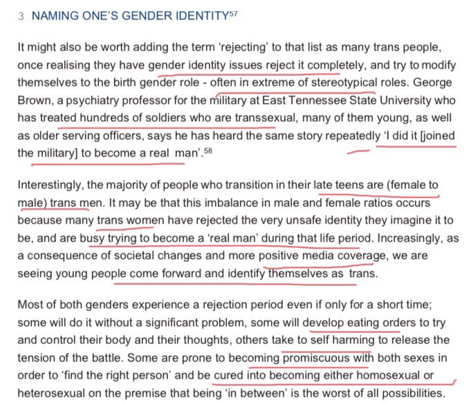 Desperately trying to find an explanation for late transitioning males from extremely “masculine” careers coming out. The word you are desperate to avoid here is “autogynephilia” Stephen. But you can’t admit this can you?