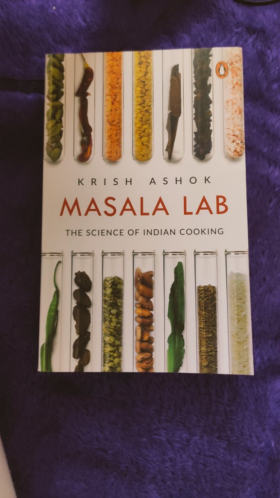 Rajani259's tweet image. Just received, #MasalaLab by @krishashok...This might well be my last book of the year! Looking forward to devour it (pun intended). 
#BookTwitter #recipes #foodscience