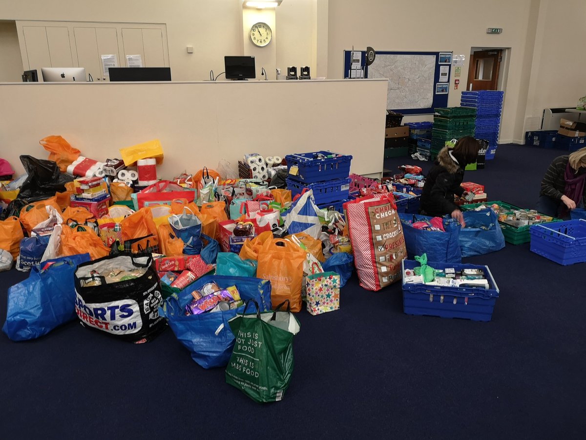 From <a href="/sand_nc/">NetherleePSandNC</a> to the <a href="/GlasgowSEFBank/">Glasgow SE Foodbank</a> - a fantastic delivery of essentials and goodies. Thank you to everyone for making it happen, and to the generosity of the school community for giving what they can!
You are all amazing!