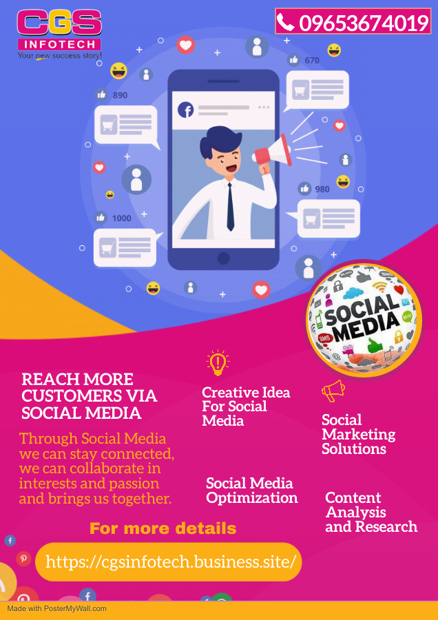 cgs_infotech's tweet photo. Social Media Marketing has the power to manipulate a brand, product, company or an individual's image. https://t.co/buYThgqAVl OR 
Email us on : linita@cgscorporate.com 
#cgsinfotech #seo #smo #SocialMediaMarketing #DigitalMarketing #bestservices #customersatisfaction https://t.co/0KQ8IPSLHO