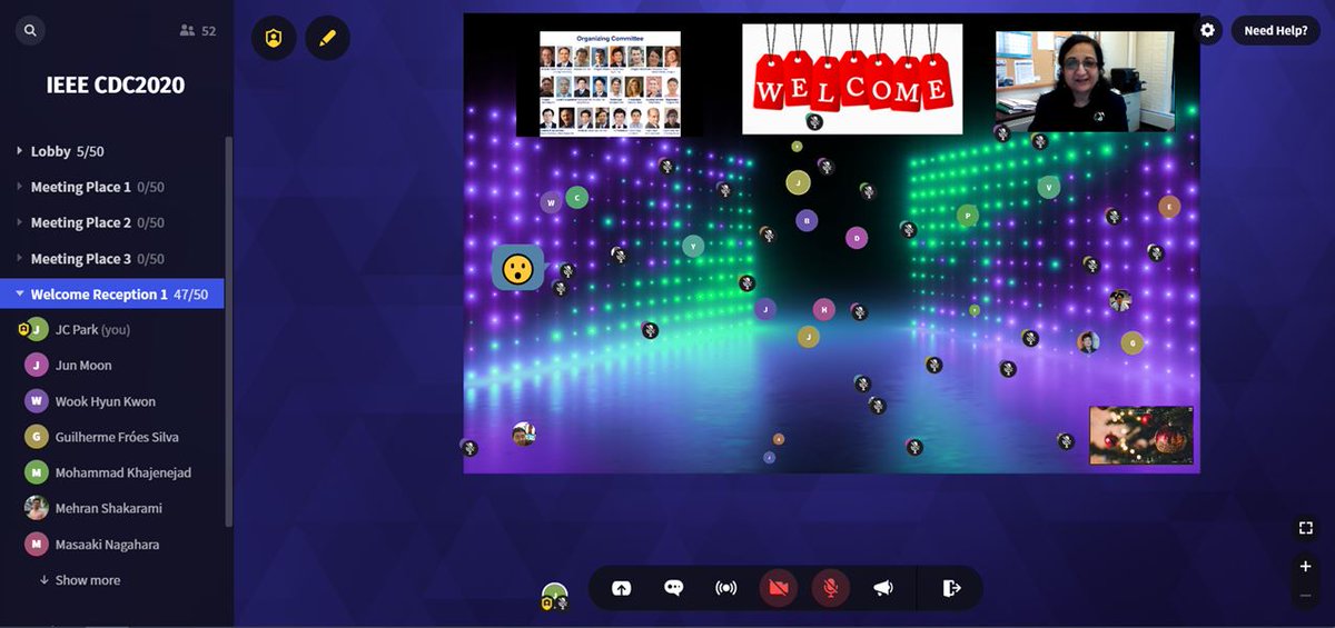 Welcome Reception was very interesting :->